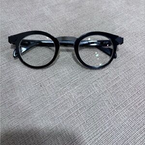 Anne et Valentin Erwin A187 Black Round Glasses GREAT CONDITION